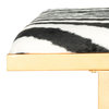 Lillie Loft Bench / Coffee Table Zebra/ Gold