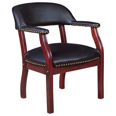 Ivy League Captain Chair, Black