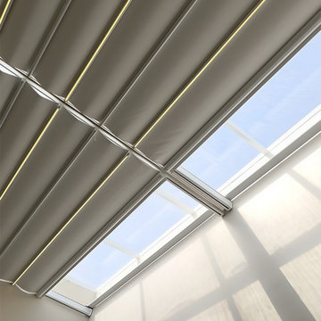 Retractable Sky Shades for Glass‑Roof Interior