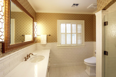 Example of a bathroom design in Other