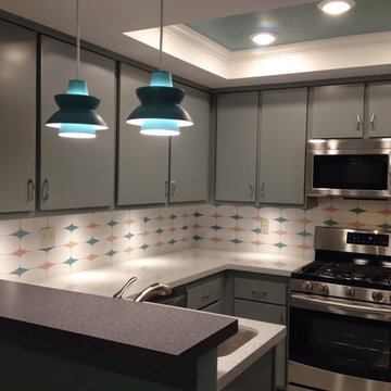 Costa Mesa - Retro Style Kitchen Remodel