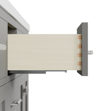 Caroline 72'' Grey Bathroom Vanity