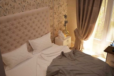 Elegant bedroom photo in Other