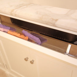 Flip-Out Storage at Front Edge of Kitchen Sink - Kitchen Sink Accessories