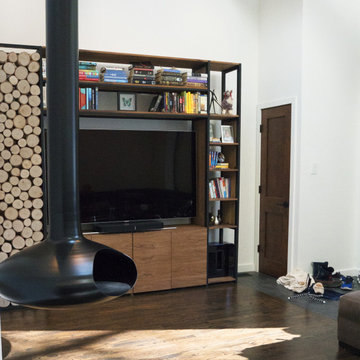 Multi Tiered Entertainment Center
