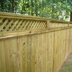 wood fences - Home Fencing And Gates