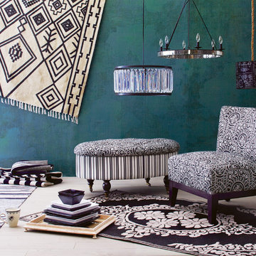 Black & White Living Room