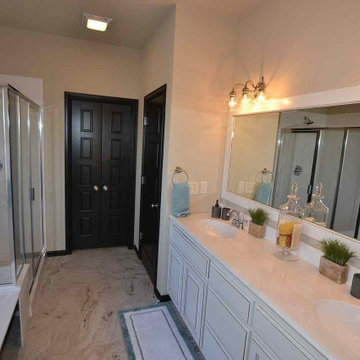 Simple Urban Entry Level Bathroom Remodeling in Los Gatos, CA