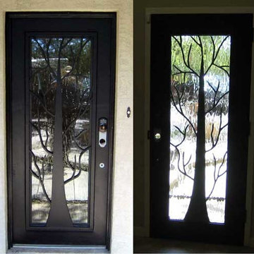 Square Iron Doors