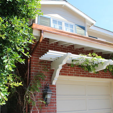 Seamless Copper Rain Gutters in Los Angeles