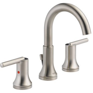 Delta 3559-MPU Trinsic Widespread Bathroom Faucet - Brilliance Stainless