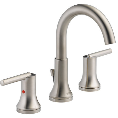 Delta 3559-MPU Trinsic Widespread Bathroom Faucet - Brilliance Stainless