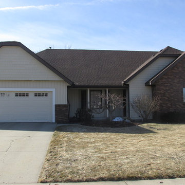 Vinyl, shake, and board and batten siding