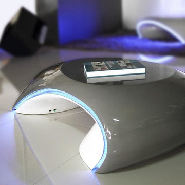 Shift Blue LED Coffee Table - $648
