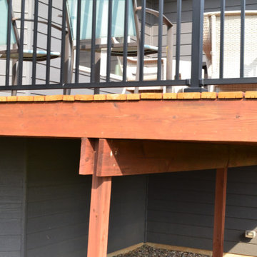 Brown Wood Deck