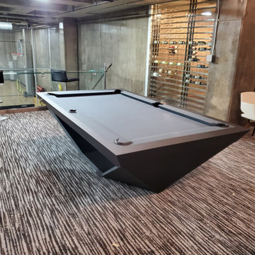 Luxury Stealth Billiards Table for Dallas Estate