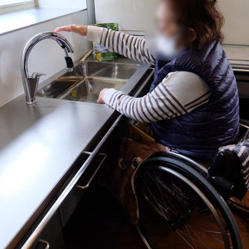 バリアフリーキッチン｜車椅子で使いやすいダイニングキッチン