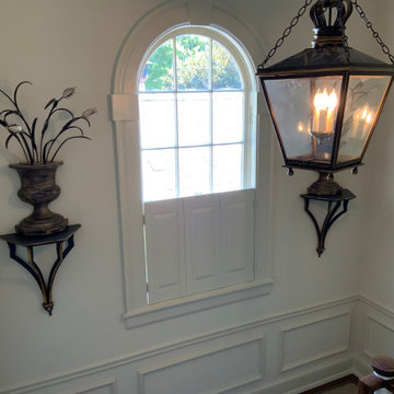 Interior raised panel shutters in Buckhead