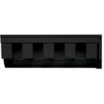 Mid-America - 6 13/16"x3 1/8"P Square Tooth Dentil Trim, 4' Length, Set of 8, Black - Square tooth dentil creates traditionally-appealing style. Installation is simple and ensures a perfect custom fit with a tasteful exterior.