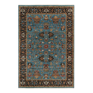 Angelique Rugs Angelique Ledbury Hand-Knotted Wool Area Rug, 10'x14' - Traditional ...