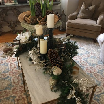 Holiday decor Montlake residence