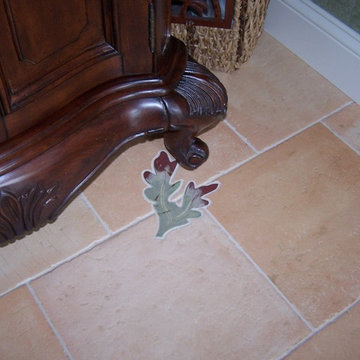 Hollis bath/entry floor