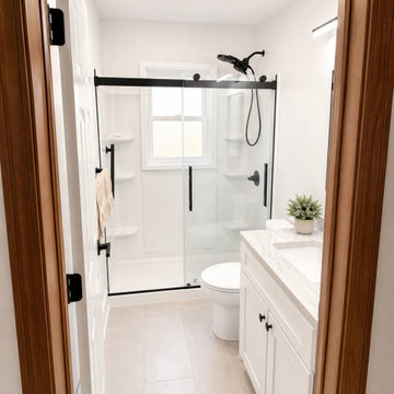 Blue River | Secondary Bathroom Entrance