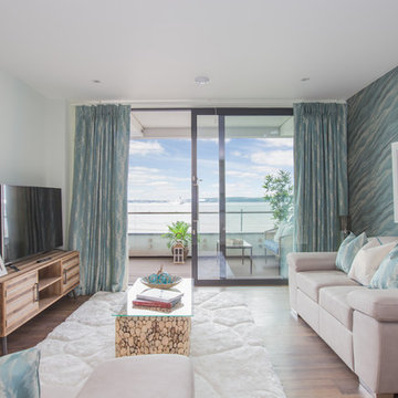 Living Room - Prestigious Seaside apartment in Devon