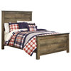 Trinell Full Panel Bed, Warm Rustic Oak B446-FULL