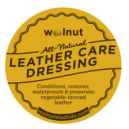 Walnut Studiolo - All Natural Leather Care for Vegetable-Tanned Leather, 4 Oz Tin - Stains And Varnishes