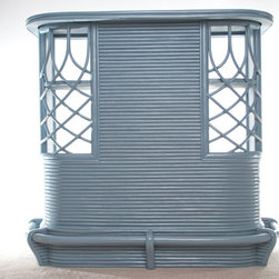 Serving Bar in Gray Bamboo - Products