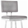 Barstool in Brushed Stainless Steel