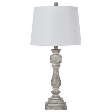 Crestview 29 " Poly Resin Table Lamp EVAVP1355GRY