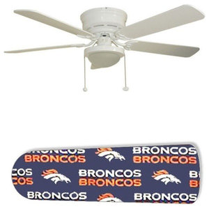 Carolina Panthers 52 Ceiling Fan With Lamp Contemporary Denver Broncos 52 Ceiling Fan With Lamp