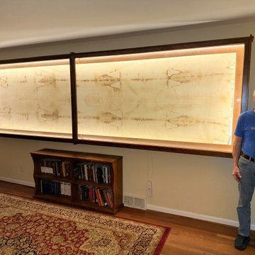 Display Case for a Replica of The Shroud of Turin