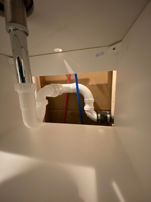 Help needed for vanity drain and vent issue