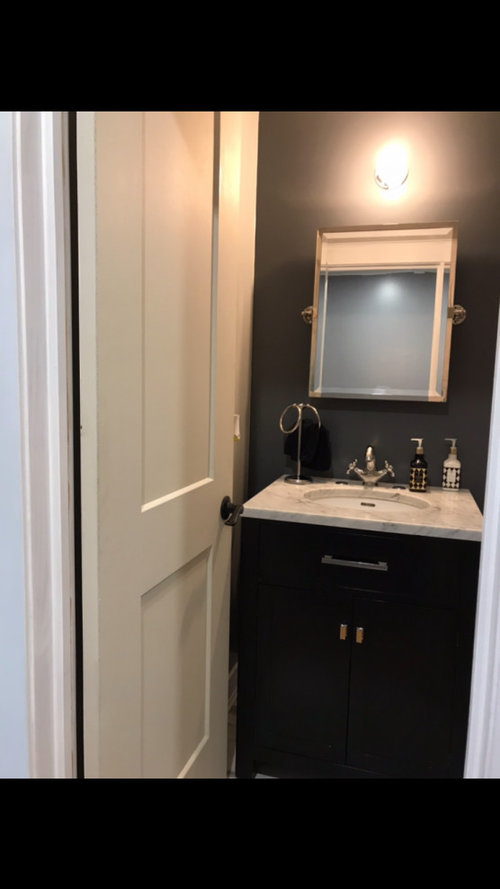 Powder room picture frames