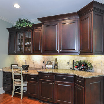 Crooked Creek: restained Kitchen