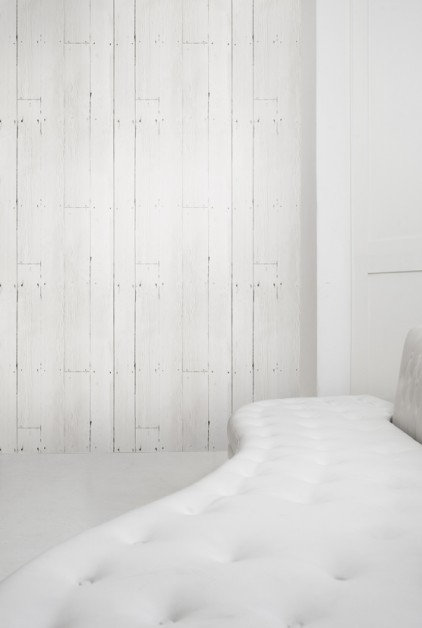 White Planks Wallpaper