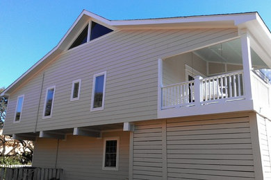 Inspiration for a coastal porch remodel in Other