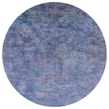 Ahgly Company Indoor Round Mid-Century Modern Area Rugs, 4' Round