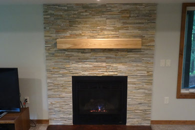 Inspiration for a contemporary living room remodel in Other