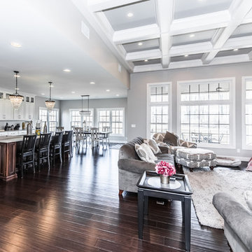 Coffee Handscraped Strand Bamboo Flooring