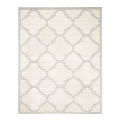 Safavieh Amherst Beige/Light Gray 9 ft. x 12 ft. Indoor/Outdoor Area Rug - Area Rugs