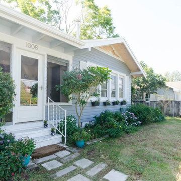 Bungalow exterior painting and landscape
