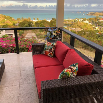 Sunbrella cushion covers brighten scenic overlook