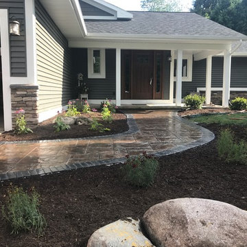 Front Entry Way Paver Walkway Grand Rapids, MI