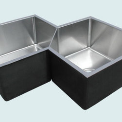 Stainless Sink | Handcrafted Metal - Kitchen Sinks