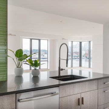 Textured Melamine Kitchen
