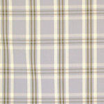 Brick House Fabrics - Purple Plaid Fabric, Standard Cut - A purple plaid fabric. Purple is an unusual color for a plaid fabric! This is woven of smokey lavender, beige, and brown. Depending on the light the color can look more purple, lavender, or silvery-grey.